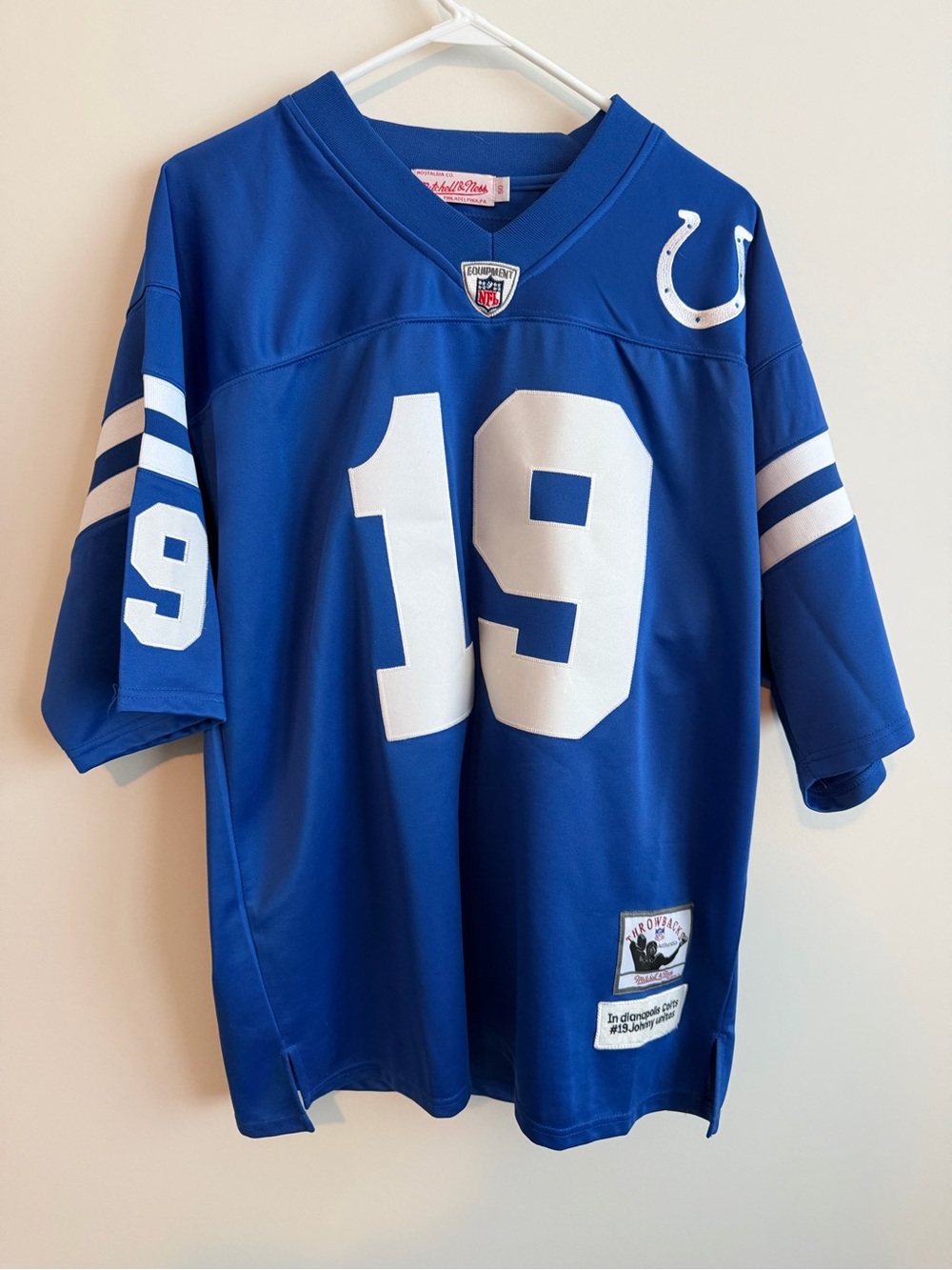 Mitchell & Ness Johnny Unitas Baltimore Colts Legacy Throwback Jersey Sz 50 XL